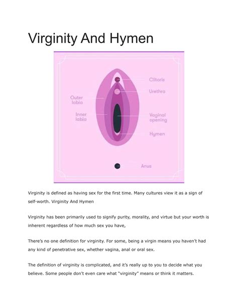 Breaking the hymen sex