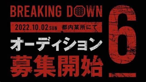 BreakingDown6結果まとめ！オーディションまで徹底解説！