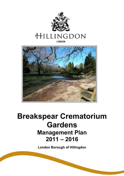 Breakspear crematorium map.  Has peaceful gardens of remembrance and flex...