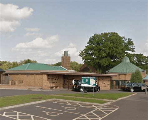 Breakspear crematorium ruislip.  The facility is surrounded by woodland,...