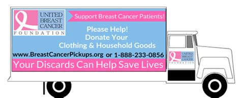 Breast cancer pickups. Save yourself the hassle, we will come pick them up. Simply give us a call at 1-877-485-0337, send an email to Donate@Pickup4acs.org, or click here to schedule a pickup. We make it easy! Our staff is known for being the most responsive donation pickup service in South Florida. Our drivers take pride in coordinating your donation pickup and are ... 