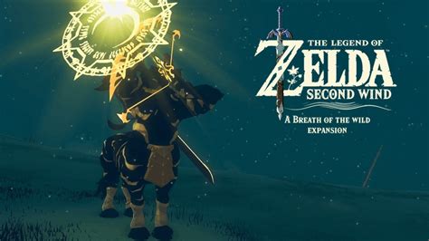 Project Breakdown. Second Wind is a mod project that contains a variety of new content designed to be played on top of a vanilla Breath of the Wild experience. Below are details on all the elements that are part of this project. Please note, as this project is still in development many aspects listed below are either not available or finalized ...