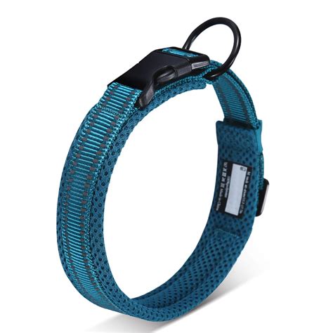 Breathable dog collars. KRUZ PET KZA102-02L Mesh Dog Collar for Small, Medium, Large Dogs, Adjustable Neck Collar, Soft, Lightweight, Breathable, Comfort Fit - Blue - Large Visit the KRUZ PET Store 4.6 4.6 out of 5 stars 3,126 ratings 