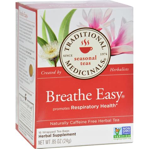 Breathe Easy Tea 16 Tea Bags Health Benefits