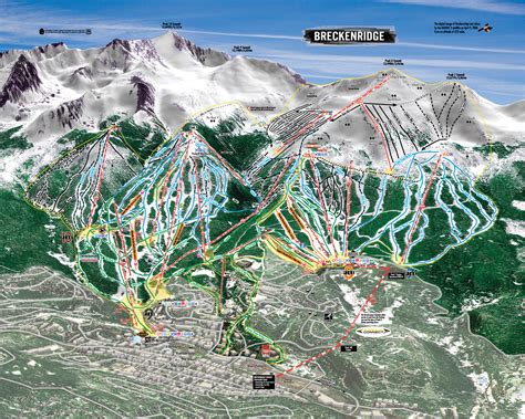 Breckenridge ski trail map. View all collection. When James Niehues painted this Breckenridge ski map in 2016, he set out to capture not just the mountain’s terrain, but its essence as well. There’s no better way to commemorate your time at Breckenridge than with a painting of this iconic trail map. 