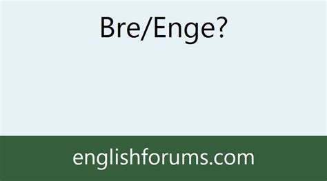 Breenge Definition & Meaning - Merriam-Webster