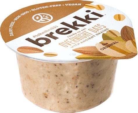 Brekki. brekki is a brand of overnight oats that offers a complete and balanced meal in one ready-to-eat cup. You can choose from 5 flavors with fruit down under, such as vanilla … 