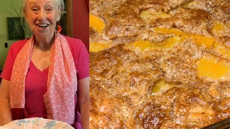 Brenda gantt peach cobbler. Directions. Preheat oven to 350 degrees F (175 degrees C.) In a large bowl, combine sliced peaches with juice, 2 tablespoons melted butter, a pinch of cinnamon and a pinch of nutmeg. Dissolve cornstarch in water, then stir into peach mixture; set aside. In another bowl, combine milk, sugar, flour, baking powder and salt. 