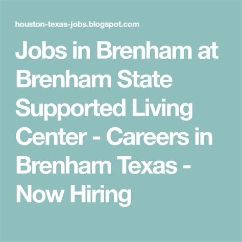 Brenham Jobs, Employment in Brenham, TX Indeed.com