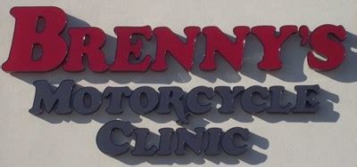 Brennys - Business Profile for Brenny's Motorcycle Clinic, Inc. Motorcycle Dealers. At-a-glance. Contact Information. 4426 State St. Bettendorf, IA 52722-6324. Visit Website (563) 359-7222. Customer Reviews.