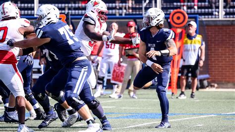 Bret Bushka accounts for 6 TDs as Butler rolls to 49-7 victory over Morehead State
