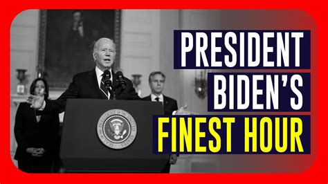Bret Stephens: President Biden’s finest hour