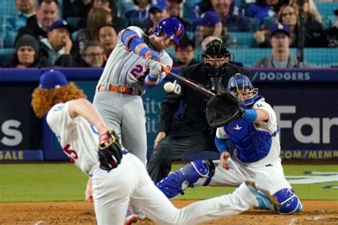 Brett Baty’s key RBI, big nights from Pete Alonso and others power Mets past Dodgers, 8-6