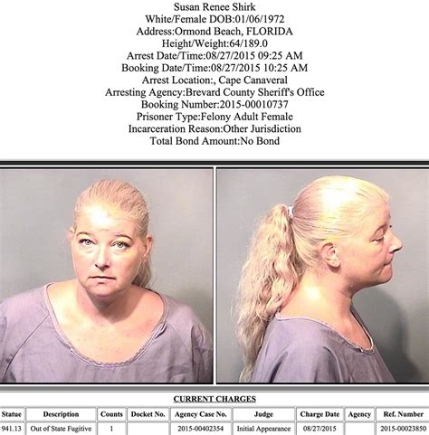 Arrest Location: Mims, Florida: Arresting Age