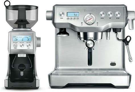 Breville Dynamic Duo Coffee Machine and Grinder - Stainless Steel ...