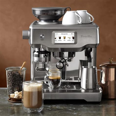 Breville oracle touch espresso machine. The Oracle Touch is the flagship machine in Breville’s range. And has a price to match it too. What it also has is incredible features, stellar quality coffee, and a brilliant interface. While it only has 5 pre-programmed coffee settings, it … 