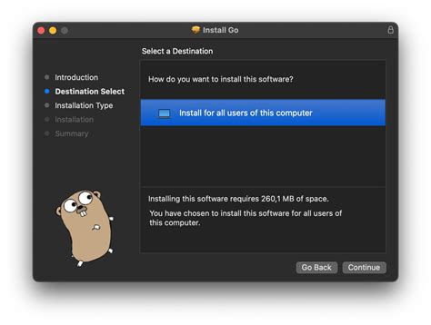 Brew install go path.  Install Go with the installer (Windows) or archive (extract into /usr/...