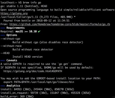 Brew install go path. bash_profile, and troubleshooting common issues. ...