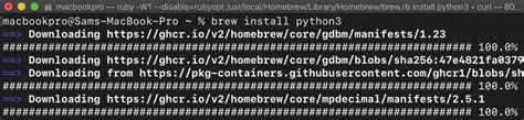 Brew install python requests not working. 4. rb, which can be invoked like brew c...