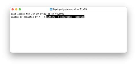 Brew upgrade pip.  If you’re looking to get started with Python on your Mac...