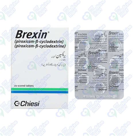 Brexin 20 mg effets secondaires