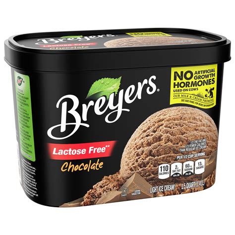 Breyers lactose free ice cream. CALL US. 1-800-931-2826. Monday - Friday. 8:30 AM - 9 PM Eastern Time. 