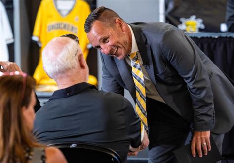 Brian green wichita state. Brian Green meets with legendary college baseball coach Gene Stephenson after Green was introduced as the newest coach of WIchita State baseball during a press event on Wednesday at Eck Stadium. 