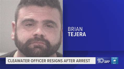 Brian tejera clearwater. CLEARWATER, Fla. - A Clearwater police officer is on administrative leave after he was arrested for aggravated stalking in Pasco County. According to the Pasco County Sheriff’s Office, Brian Tejera is accused of sending threatening written and video messages to his girlfriend and her family members. "This is a disturbing allegation," said ... 