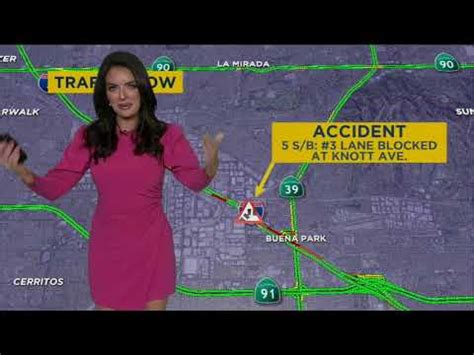 Brianna Ruffalo traffic report with breast joke from Leslie …