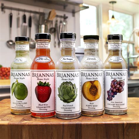 Briannas - Shop for BRIANNAS salad dressings and marinades in various flavors and sizes. Enjoy free shipping on six pack cases of all products except sugar free and food service lines.