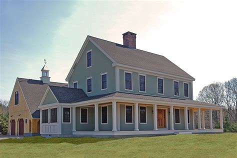 Brick Farmhouse New England