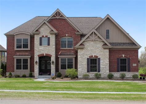 Brick and stone house photos