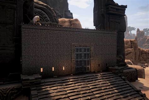 Brick conan exiles. Made from rough stones and wood, this well manages to capture a small amount of water. Water is an essential element for survival and this is doubly the case in the desert environments of the Exiled Lands. Any permanent settlement near water will inevitable be contested by others who also seek access to this life affirming resource. The … 