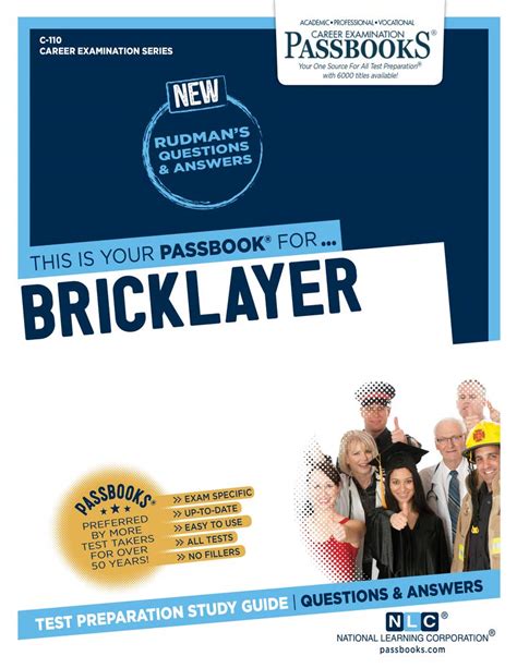 Bricklayer passbooks career examination series c 110. - Zundapp ks 50 529 service manual.