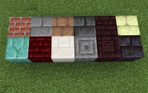 Bricks minecraft. They are not simple recolors, as they match the feel of their original brick texture. Blackstone bricks are grainy and rough, quartz and prismarine bricks are ... 