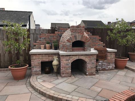 Brickstone oven. 27″ with firebrick. Door Opening Width. 24.5″. Door Opening Height. 18″. Cooking Surface Area. 668 sq. in. Surface Area. 40 square feet of surface, including 20 linear feet of corners, finish sold separately. 