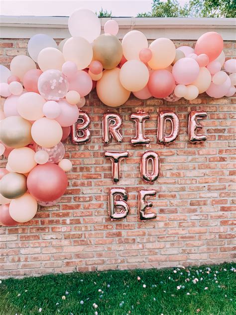 Bridal shower balloon arch - myperfectwedding.org