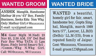 Bride wanted advertisement examples.  View Bride Wanted and Groom Wanted Sample ...