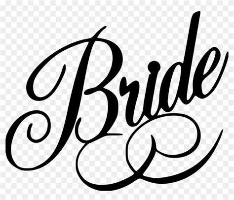 Bridescript File Size Bride And Groom Font Free Transparent PNG