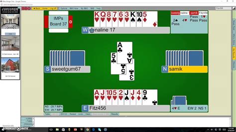 Full bridge deal (all 4 hands), which can be played ou
