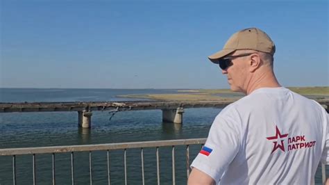 Bridge sitting on key Russian supply route near Crimea struck by missiles