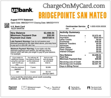 Bridgepointe Pus San Mateo CA Charge on 