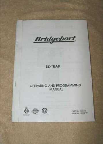 Bridgeport ez trak operation and programming manual. - Harley davidson iron 883 service manual.
