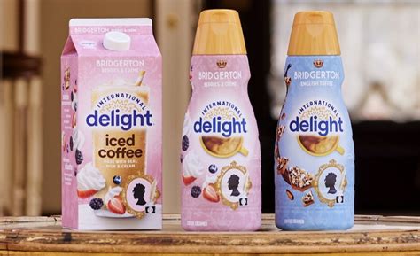 Bridgerton creamer. Add a splash of International Delight Amaretto flavored creamer to dial up the joy in everyday moments. Check out all of the International Delight liquid creamer flavors to bring some excitement to your coffee break or anytime of day. Plus, International Delight Creamers are lactose free and gluten free, so they're easy to share. 