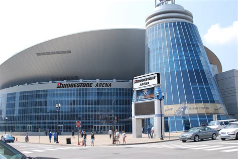 Bridgestone arena nashville. Bridgestone Arena. 2,047 reviews. #30 of 374 things to do in Nashville. Arenas & Stadiums. Write a review. About. This new arena is home to sporting events including … 