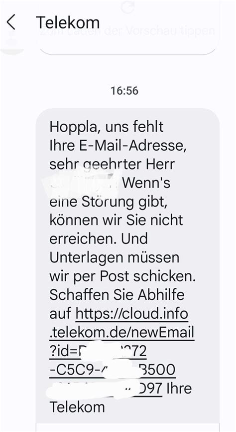 Brief "Kundendaten unvollständig" - Fake oder echt - Telekom