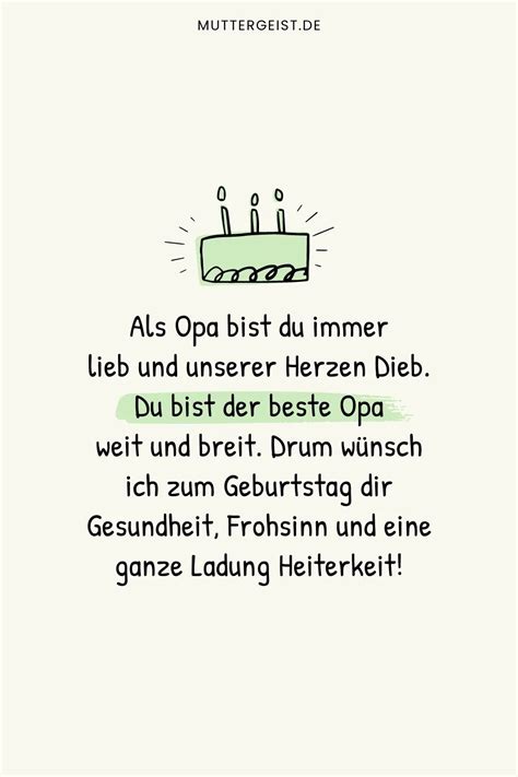 Brief an opa zum geburtstag