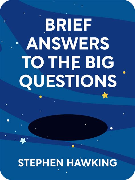 Brief answers to the big questions pdf مترجم تحميل