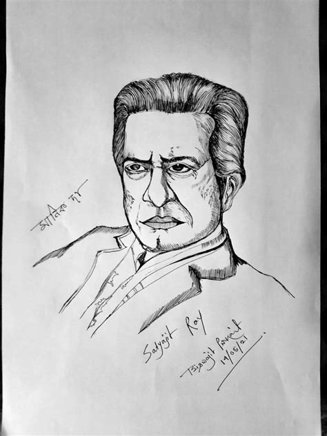 Brief biographical of satyajit ray sketch