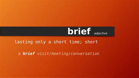 Briefed Definition & Meaning YourDictionary